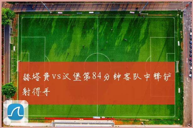 赫塔费vs汉堡第84分钟客队中锋铲射得手